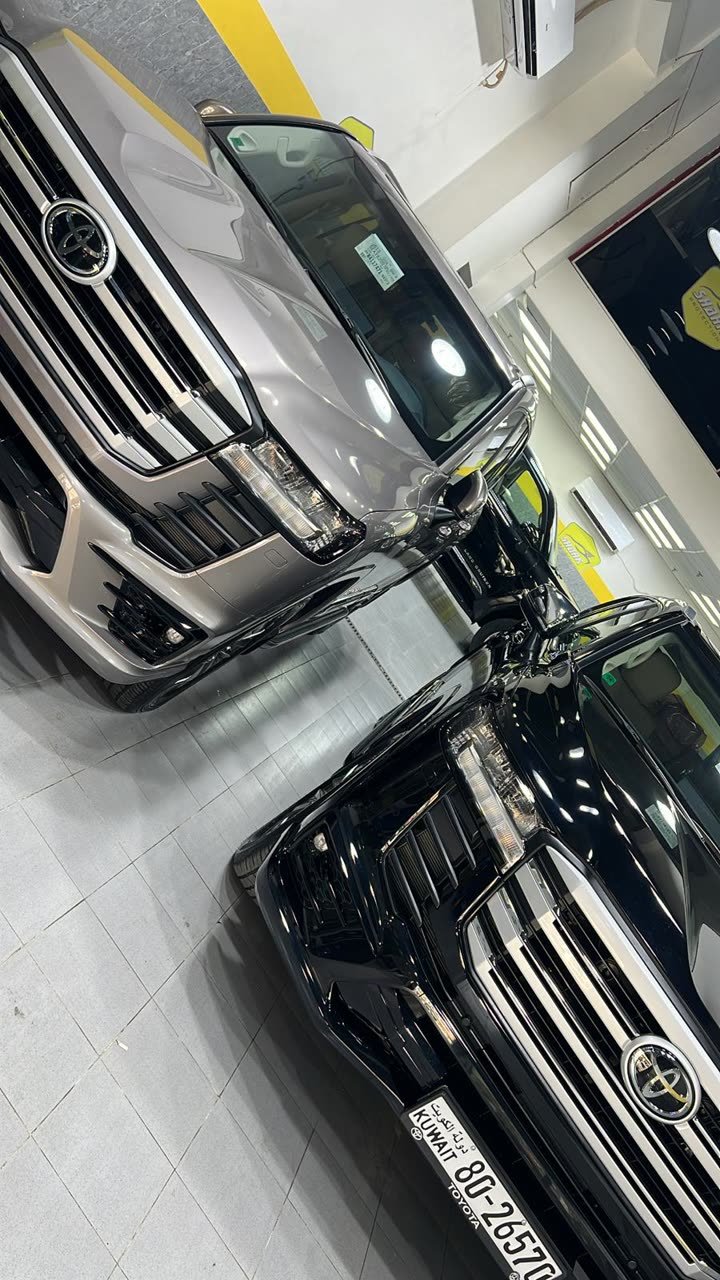Toyota Land Cruisers at the studio